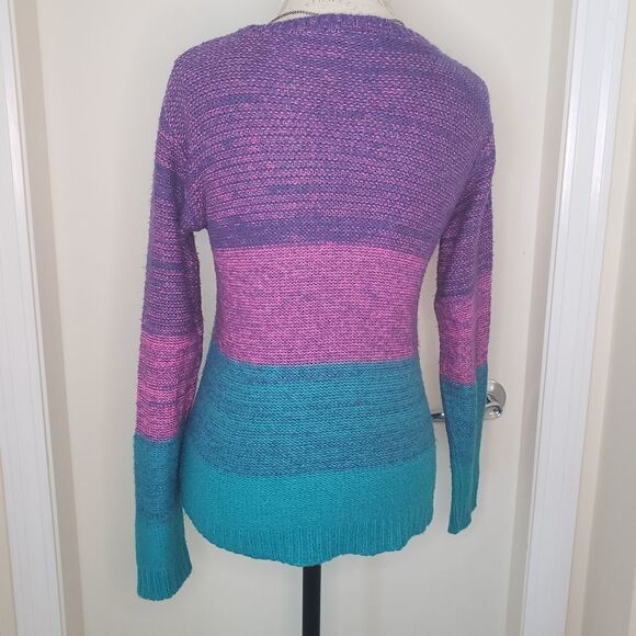 Vintage Stripe Knit Jumper Sweater - Picture 6 of 10